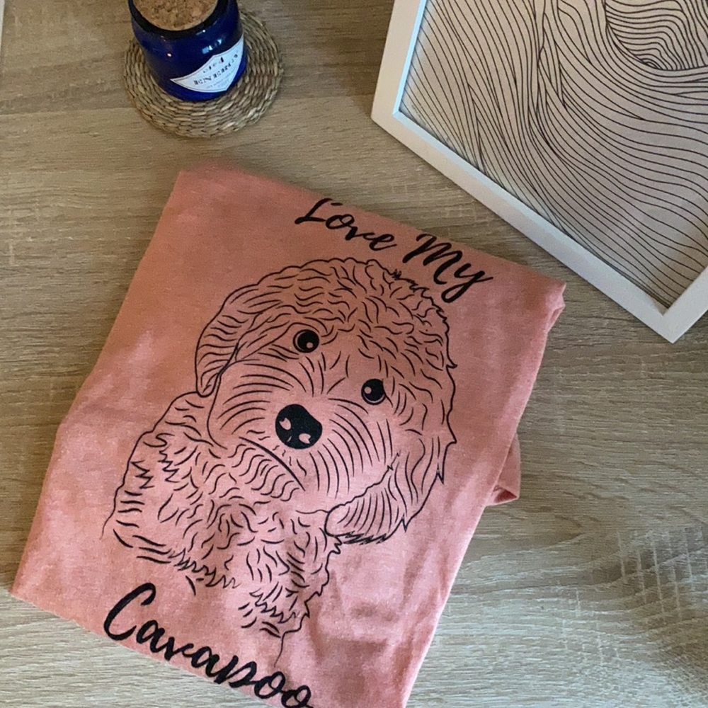 Love my Cavapoo Salmon T-Shirt